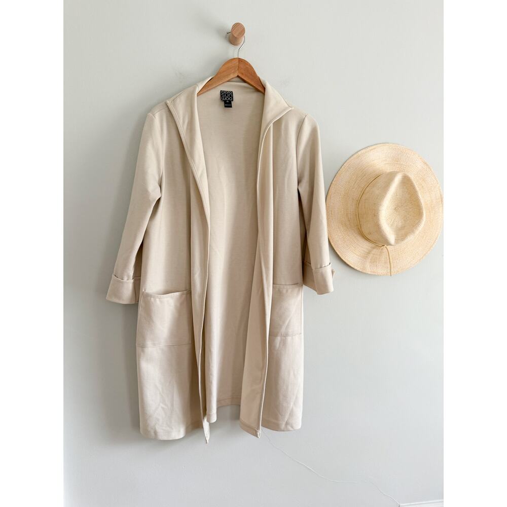 Clara Sunwoo | Cream/Beige Open Front Cardigan | Sz S